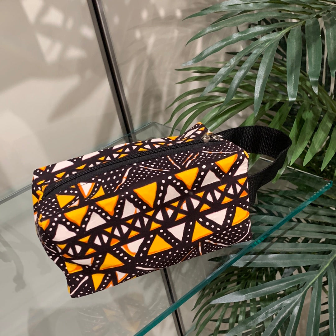 African Print Makeup Bag